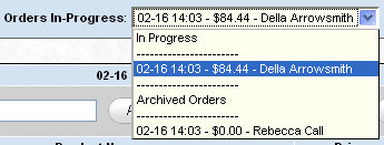 Pending Dropdown Menu
